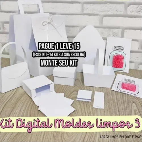 Arquivo de Corte Caixas Diversas Molde Limpo 3