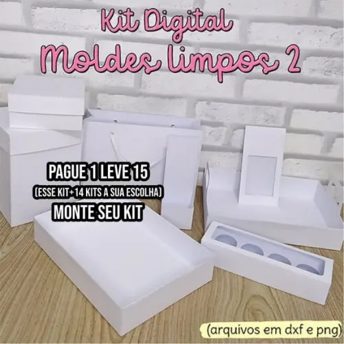 Arquivo de Corte Caixas Diversas Molde Limpo 2