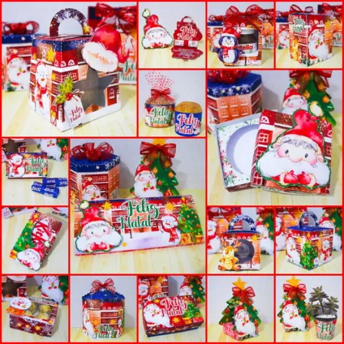 Arquivo de Corte Caixas Natal 2