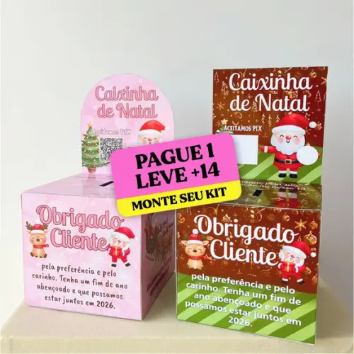 Arquivo de Corte Caixinha de Natal Cliente