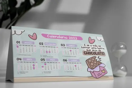 Arquivo de Corte Calendário 2023 pdf + 14
