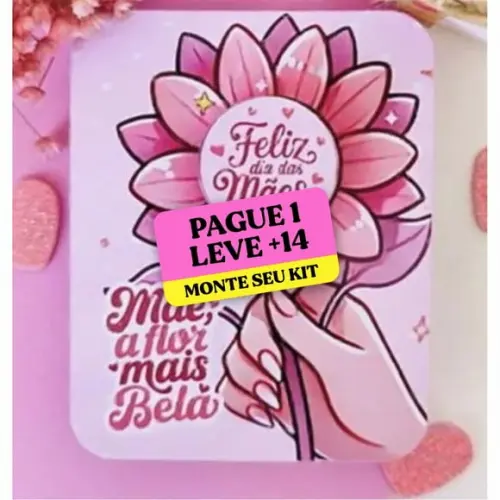 Arquivo de Corte Cartão Potinho Hidratante Dia das Mães 2