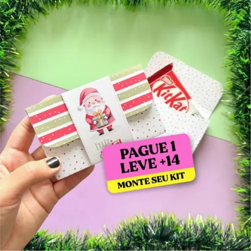 Arquivo de Corte Carta Porta Chocolate Natal 2