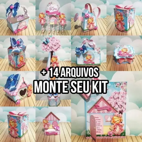 Arquivo de corte Casinha de Boneca STUDIO/PDF+14 ARQUIVOS