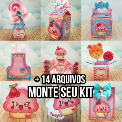 Arquivo de corte Confeitaria 2 STUDIO/PDF + 14 ARQUIVOS