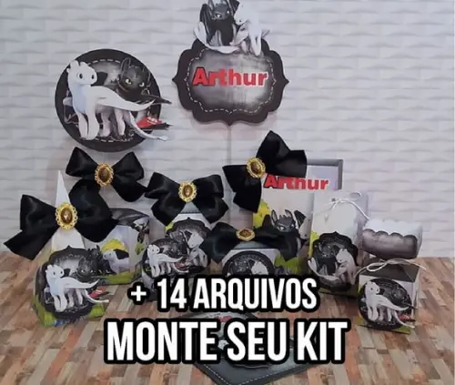 Arquivo de corte Como treinar o seu dragão STUDIO +14 ARQUIV