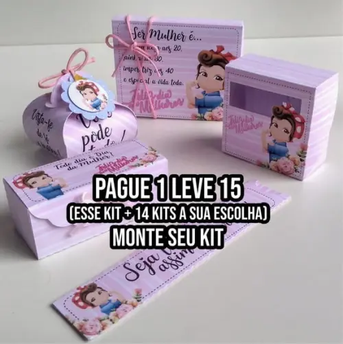 Arquivo de Corte Dia da Mulher 4 Studio/pdf +14