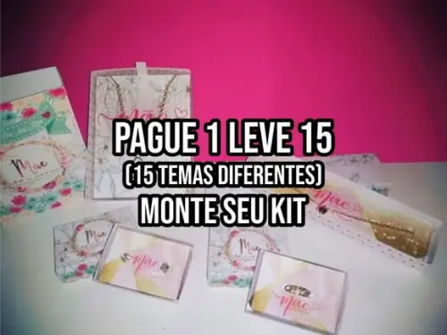 Arquivo de corte Dia das Mães Caixa Brinco e Colar+14 ARQUIV