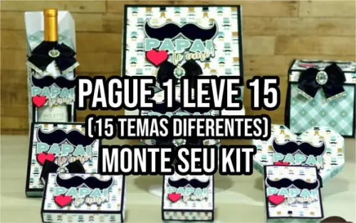 Arquivo De Corte Dia Dos Pais 6 Studio E Pdf + 14 Arquivos