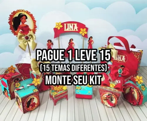 Arquivo de corte Elena de Avalor STUDIO E PDF+14 ARQUIVOS