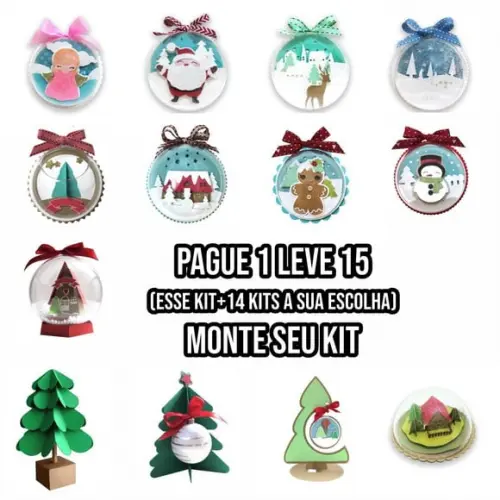 Arquivo de Corte Enfeites Árvore de Natal
