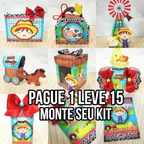 Arquivo de corte Fazendinha Menino 1 STUDIO+14 ARQUIVOS