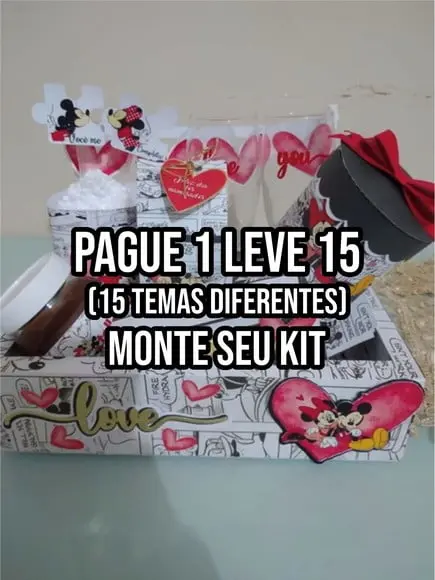 Arquivo de Corte Festa na Caixa Minnie Mickey
