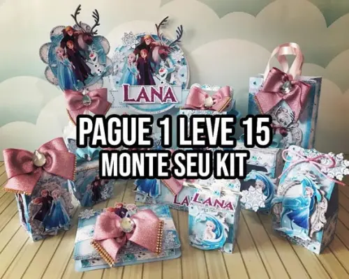Arquivo de corte Frozen 3 STUDIO/PDF +14 ARQUIVOS