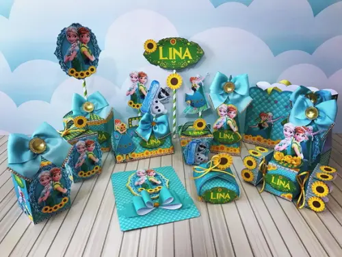 Arquivo de corte Frozen Fever STUDIO E PDF+14 ARQUIVOS