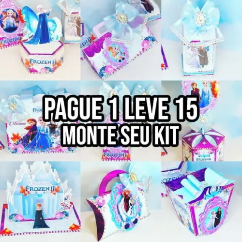 Arquivo de corte Frozen 4 STUDIO/PDF +14 ARQUIVOS