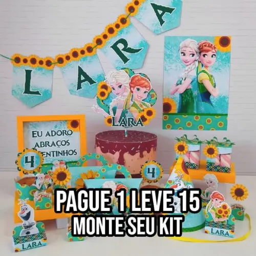 Arquivo de corte Frozen Fever 2 STUDIO/PDF +14 ARQUIVOS
