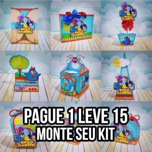 Arquivo de corte Galinha Pintadinha 1 STUDIO +14 ARQUIVOS