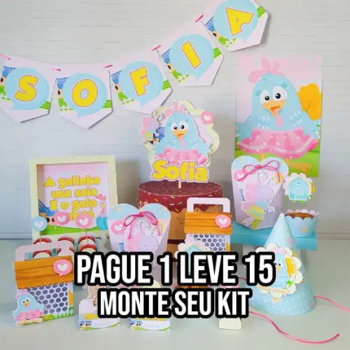 Arquivo de corte Galinha Pintadinha 5 STUDIO/PDF +14 ARQUIVO