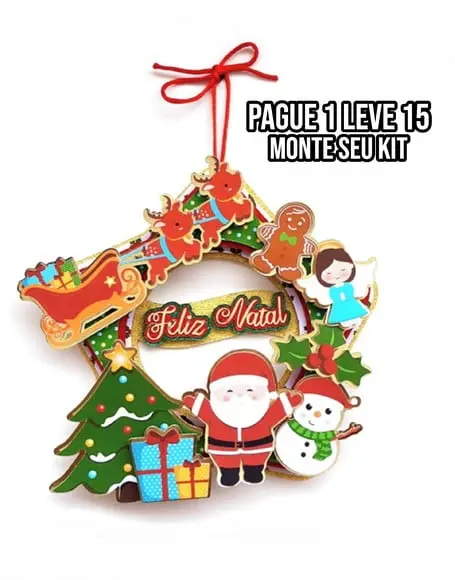 Arquivo de corte Guirlanda Natal STUDIO+14 ARQUIVOS