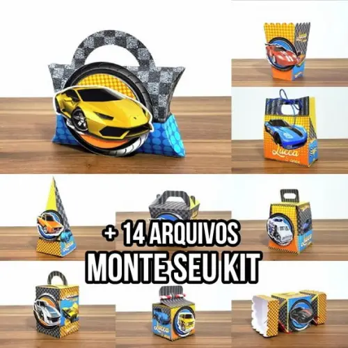 Arquivo de corte Hot Wheels STUDIO/PDF+14 ARQUIVOS