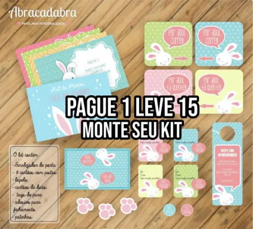 Arquivo de Corte Kit Caça aos Ovos de Páscoa 2 Studio/pdf