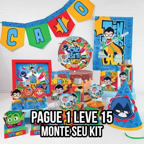 Arquivo de corte Jovens Titãs 2 STUDIO/PDF +14 ARQUIVOS