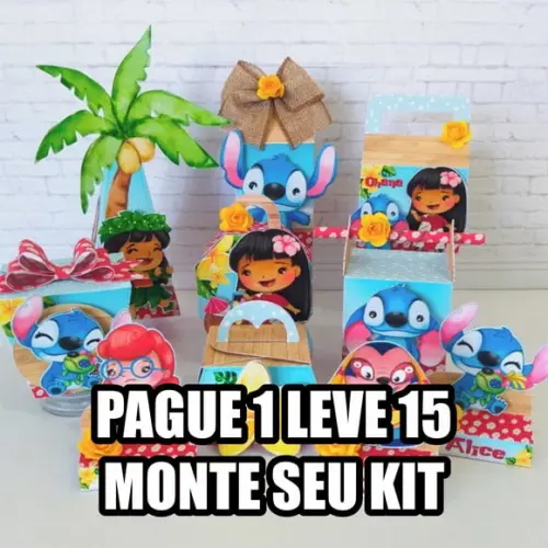 Arquivo de corte Lilo e Stitch STUDIO E PDF + 14 ARQUIVOS