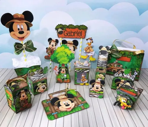 Arquivo de Corte Mickey Safari