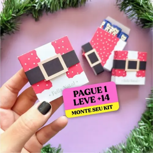 Arquivo de Corte Mini Caixa 3 Bis Natal