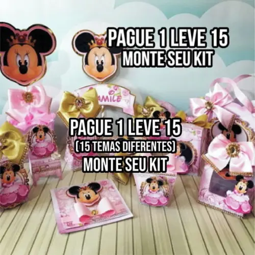 Arquivo de corte Minnie Realeza STUDIO/PDF + 14 ARQUIVOS