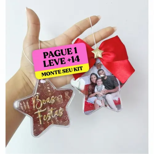Arquivo de Corte Molde Estrela Acrílica Natal