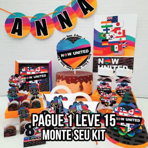 Arquivo de corte Now united 2 STUDIO/PDF +14 ARQUIVOS