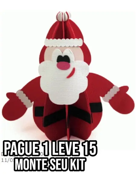 Arquivo de corte Papai Noel 1 STUDIO + 14 ARQUIVOS