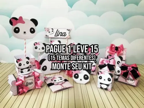 Arquivo De Corte Panda Studio +14 Arquivos