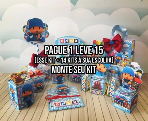 Arquivo de corte Pocoyo 1 STUDIO+14 ARQUIVOS