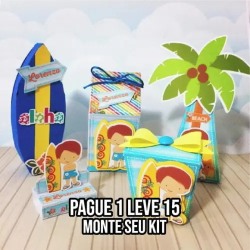 Arquivo de corte Praia Surf STUDIO +14 ARQUIVOS
