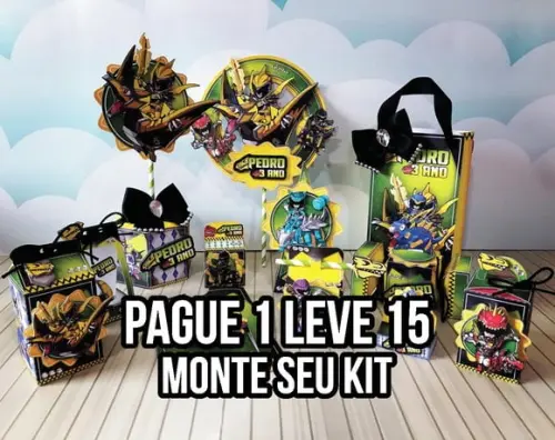 Arquivo de corte Rangers Dino Charge STUDIO/PDF +14 ARQUIVOS