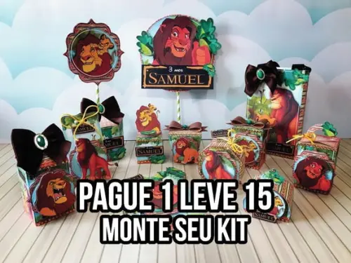 Arquivo de corte Rei Leão 2 STUDIO/PDF +14 ARQUIVOS