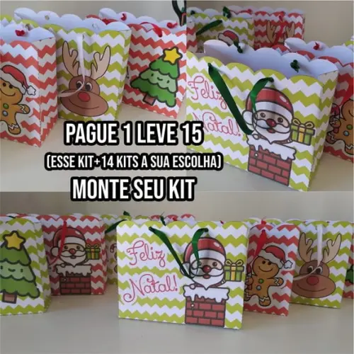 Arquivo de Corte Sacolinha Natal 1