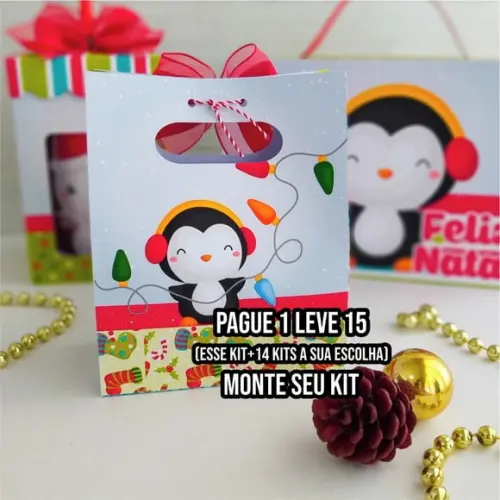 Arquivo de Corte Sacolinha Natal 3