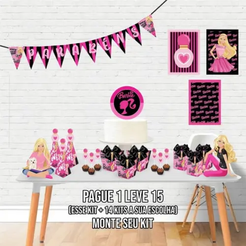 Arquivo de Corte Só Um Bolinho Barbie Silhouette/pdf+14