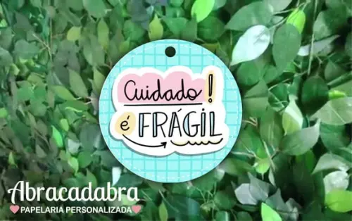Arquivo de corte Tag Cuidado frágil STUDIO+14 ARQUIVOS