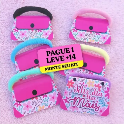 Arquivo de Corte Tag Bolsa Xuxinha Dia das Mães 1