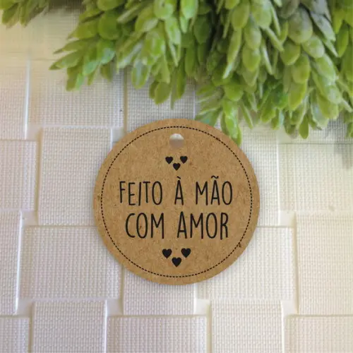 Arquivo de Corte Tag Feito a Mao com Amor 2
