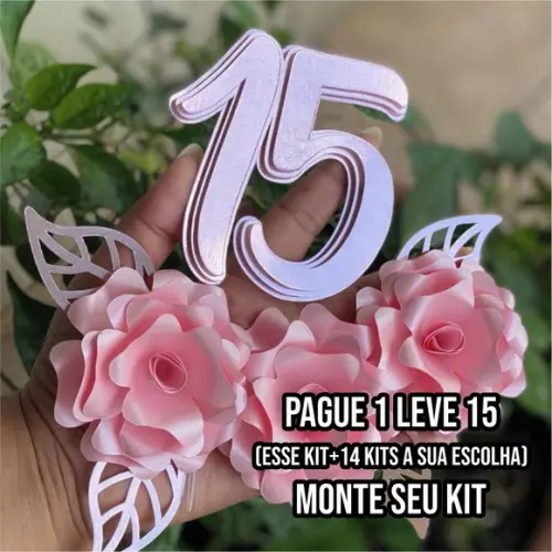 Arquivo de Corte Topo de Bolo 15 Anos