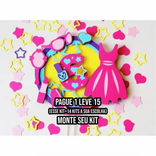 Arquivo de Corte Topo de Bolo Barbie 2