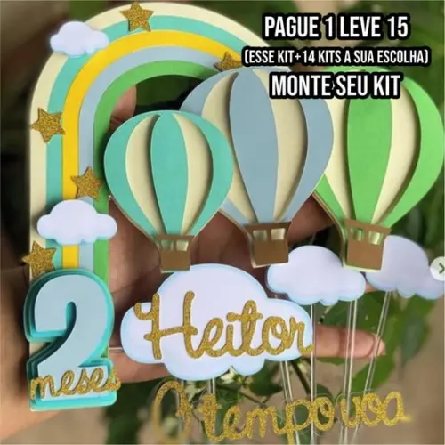 Arquivo de Corte Topo de Bolo Balão