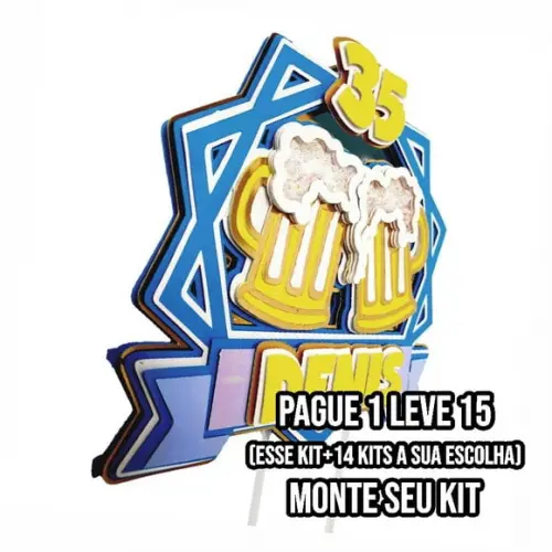Arquivo de Corte Topo de Bolo Boteco 2