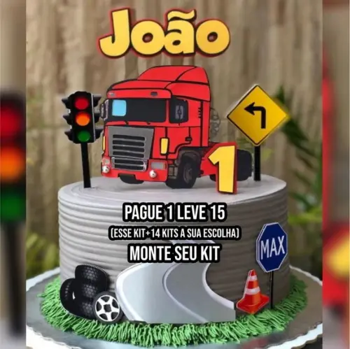 Arquivo de Corte Topo de Bolo Caminhão